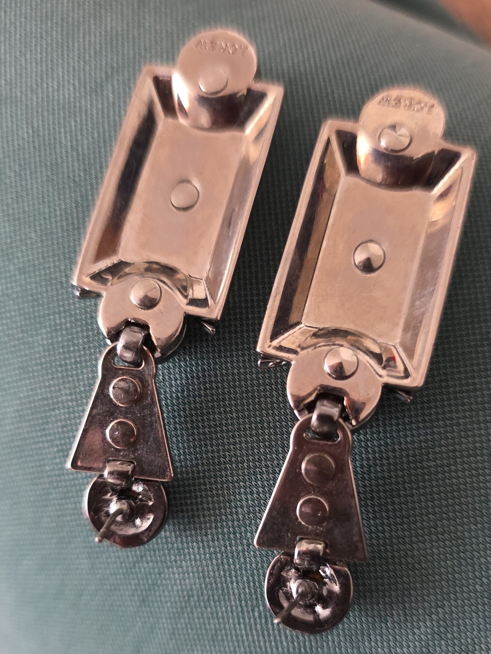 J.crew Silver Art Deco Drop Earrings - Women Jewelry - Picture 5 of 8